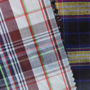 COTTON YD CHECK 40X40 130X70 90-100GSM 156CM